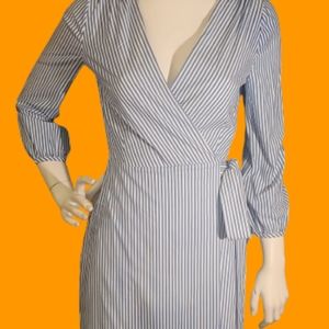 J.crew cotton wrap dress
